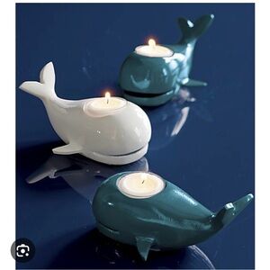 CB2 Whale Tealight Candle Holder